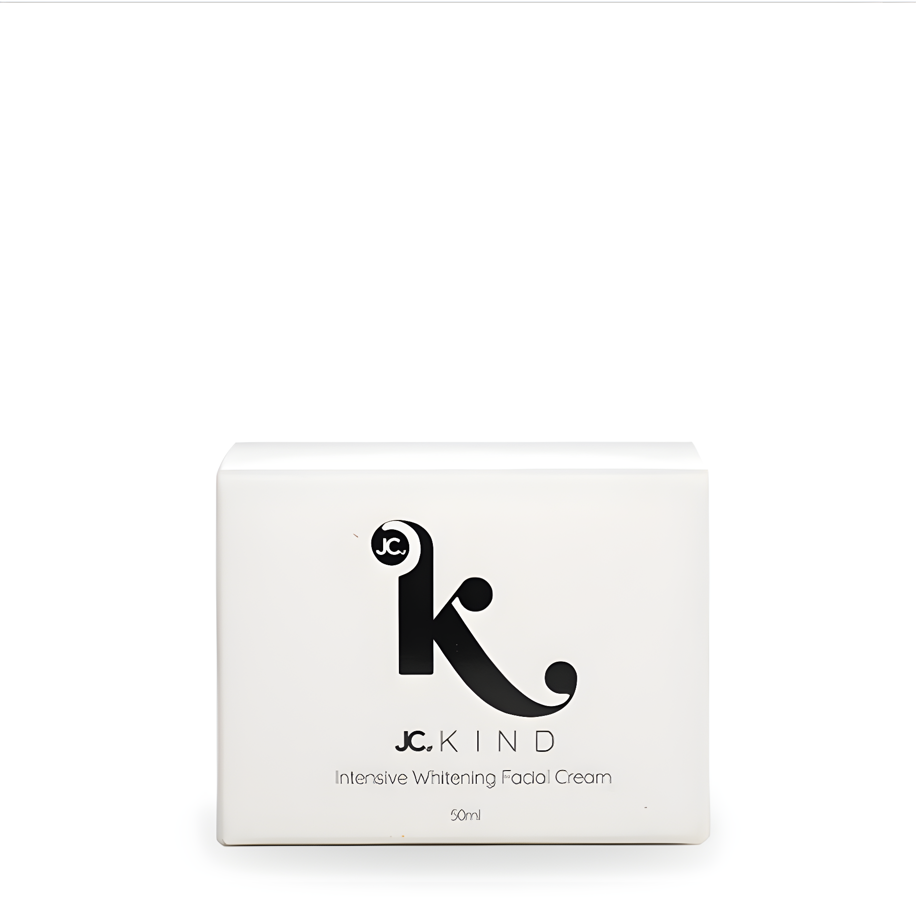 JC Kind Intensive Whitening Facial Cream packaging on a white background